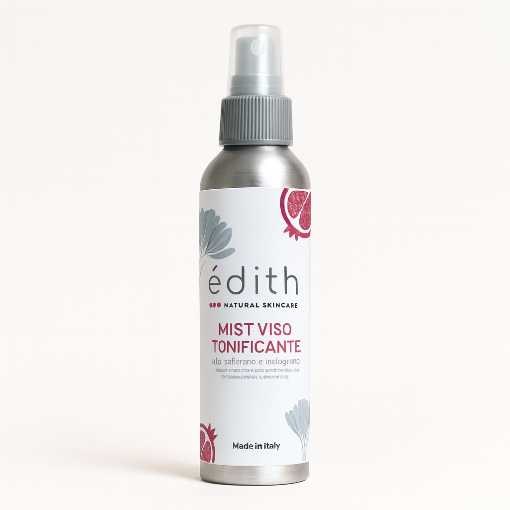 Mist viso tonificante allo zafferano e melograno Edith Cosmesi