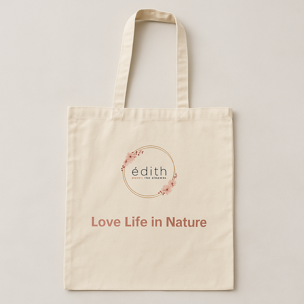 Shopping bag Love Life in Nature Edith Cosmesi
