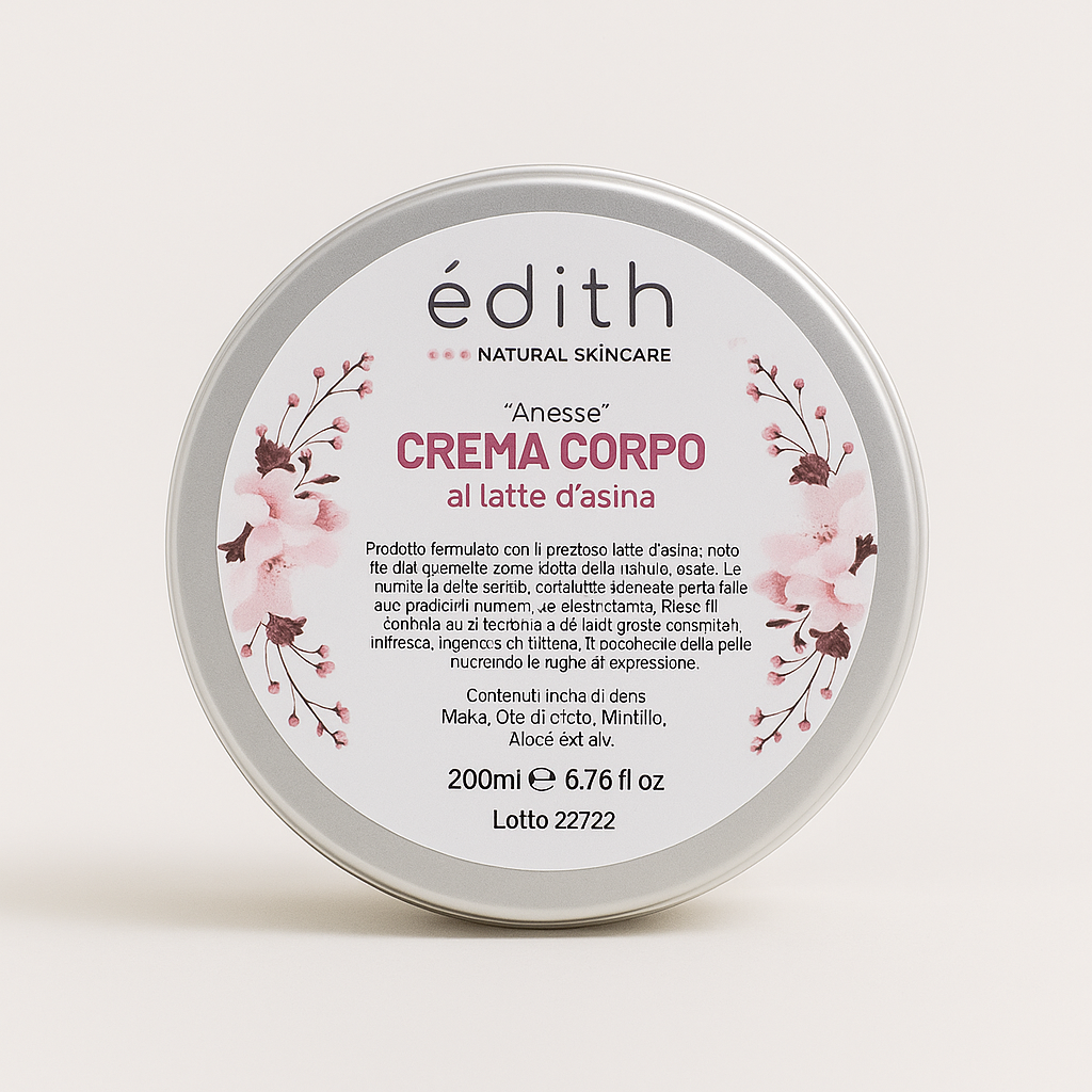 Crema corpo al latte d’asina Edith Cosmesi