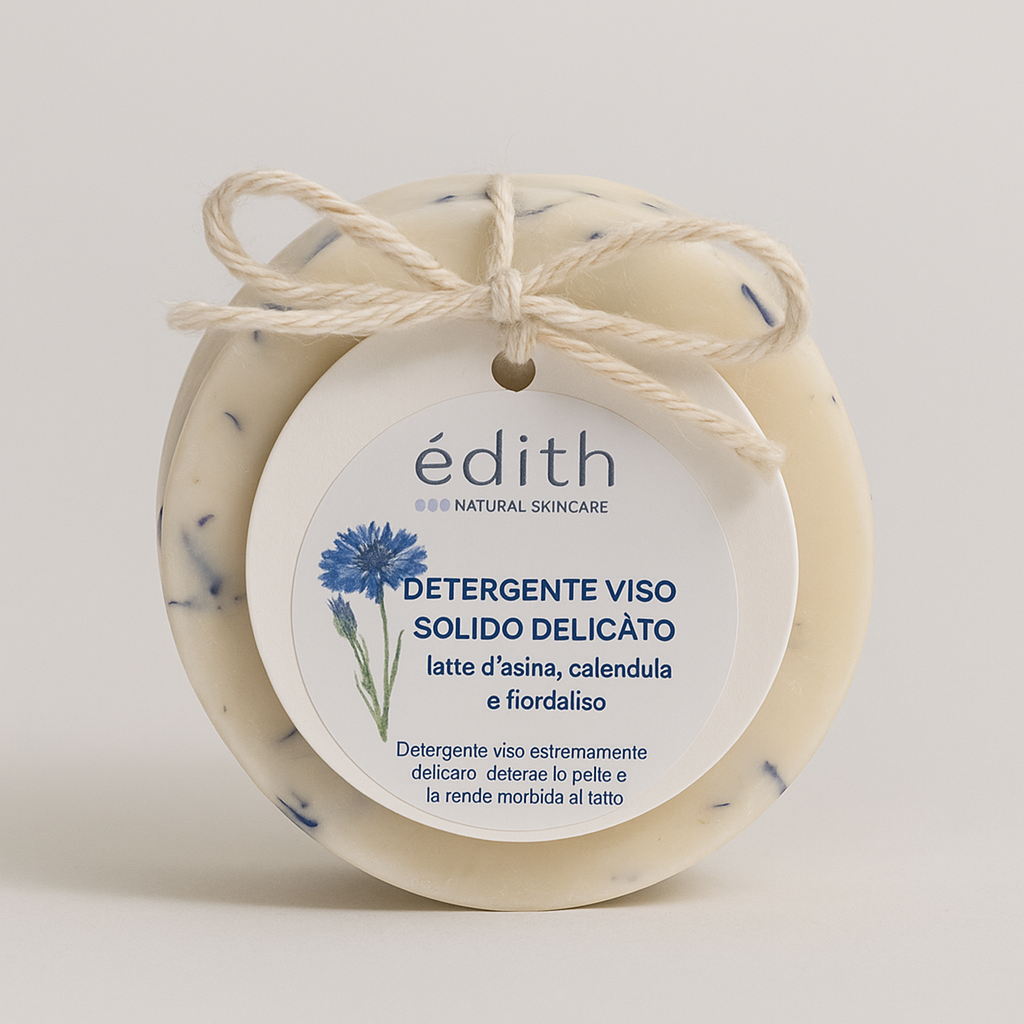 Scrub solido viso delicato al fiordaliso e camomilla Edith Cosmesi