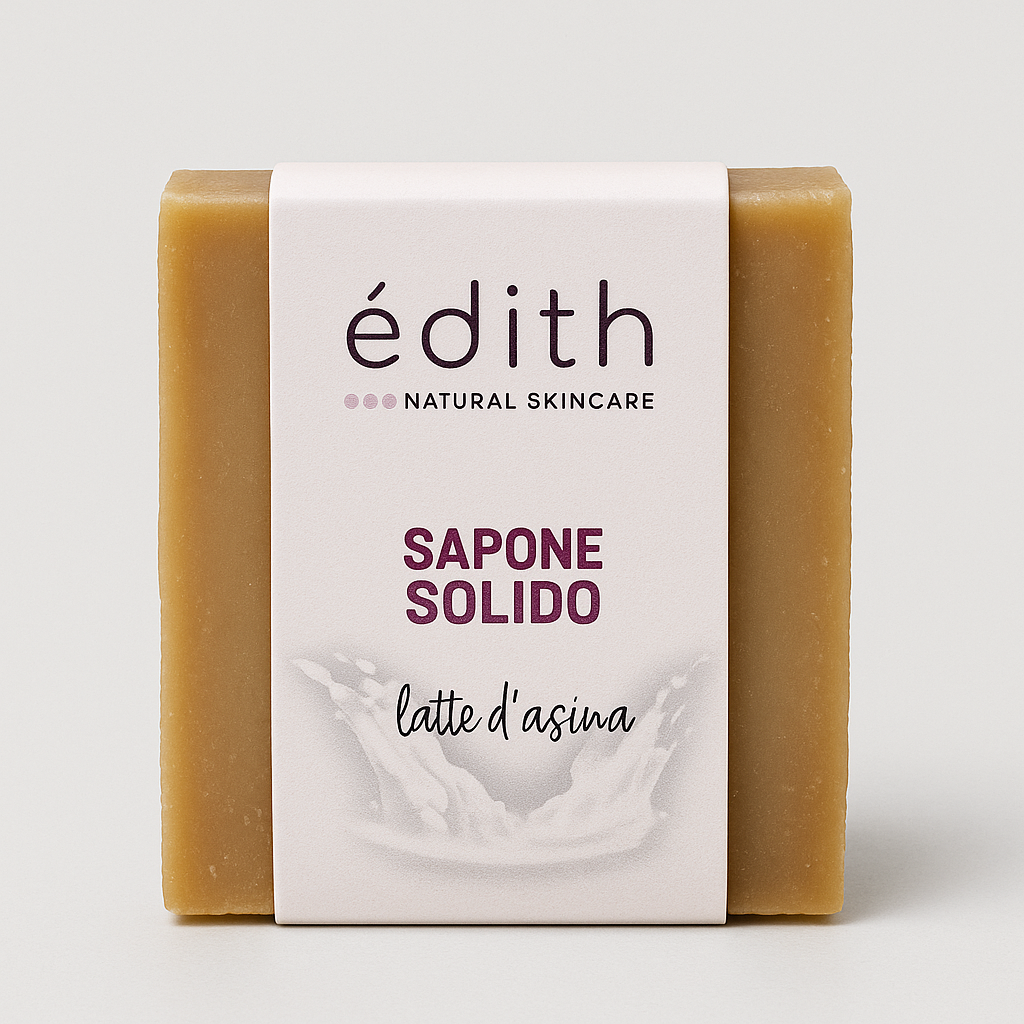 Sapone solido naturale al latte d’asina Edith Cosmesi